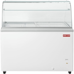 NEW AIR REF New Air Commercial 50" 12.9 Cu. Ft. Ice Cream Dipping Cabinet (Nif-50-Dc) - White/grey