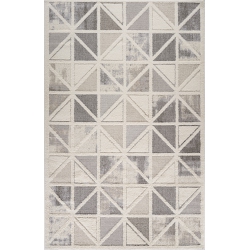 RUG BRANCH Nimbus Floral Indoor Area Rug, Cream In Grey