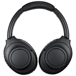 Audio-Technica ATH-S300BT Over-Ear Noise Cancelling Bluetooth Headphones - Black