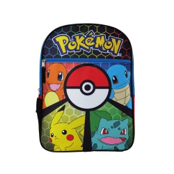 BIOWORLD Pokémon Generation 1 Characters Poké Ball Kids 16" Backpack