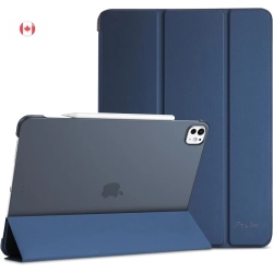 GENER Ipad Pro 13 Inch Case 2024 (M4/7Th Gen) | Smart Folio, Slim Stand, Translucent Hard Shell, Auto Sleep/wake - In Navy