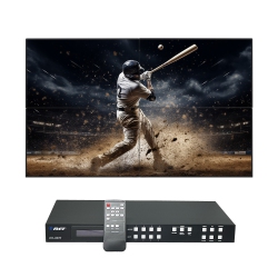 OREI 4X4 4K HDMI Matrix - With Video Wall Control, Multiview Functionality, Audio Extraction, Cec & Ir Matrix (Uhd-44Mvw)