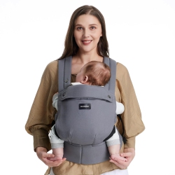 MOMCOZY Baby Carrier Newborn to Toddler - Ergonomic, Cozy And Lightweight Infant Carrier for 7-44Lbs