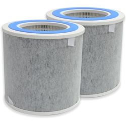 SHARK HP100 Replacement (Not Original) True Hepa Filters Compatible \w HP100 HP102 Hc450 Hc451 Hc452 Air Purifiers, Part Number He1Fkbas, H13 4-Stage