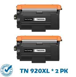 PRINTER PRO 2Pk Tn920 High Yield Toner Cartridge Compatible Replacement for Brother Tn920Xl Tn-920Xl Hl-L6210Dw Hl-L6210Dwt Hl-L6310Dw Hl-L5210Dw