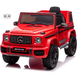 VOLTZ TOYS Licensed Amg G63, 24V Electric Kids' Ride On Car With Parental Remote Control, Led Lights, Leather Seat And Mp3
