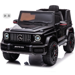 VOLTZ TOYS Licensed Amg G63, 24V Electric Kids' Ride On Car With Parental Remote Control, Led Lights, Leather Seat And Mp3