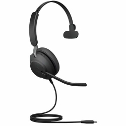 JABRA Evolve2 40 Se Uc Mono USB-C Wired On-Ear Headset With Built-In Microphone - (24189-889-899)