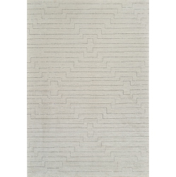 RUG BRANCH Casa Modern Abstract Indoor Area Rug Cream In Beige