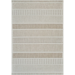 RUG BRANCH Maise Modern Abstract Indoor Outdoor Area Rug, Beige - In Brown