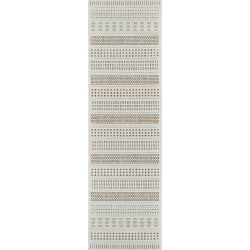 RUG BRANCH Maise Modern Abstract Indoor Outdoor Area Rug, Beige - In Brown