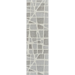 RUG BRANCH Hogar Modern Abstract Indoor Outdoor Area Rug Cream In Grey