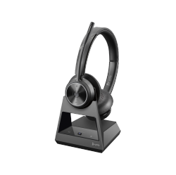 HP Poly Savi 7320 On-Ear Noise Cancelling Wireless Headset With Mic - (8L559Aa#aba) In Black