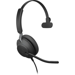 JABRA Evolve2 40 Se On-Ear USB-A Wired Mono Headset With Mic - (24189-899-999) In Black
