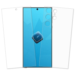 GHOST ARMOR CANADA Ghost Armor Samsung Galaxy S24 Ultra Full Kit - Front & Back Protector - Military Grade Polyurethane