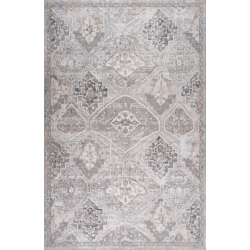 RUG BRANCH Atlas Floral Classic Indoor Area Rug Grey In Blue