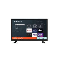 ONN Refurbished (Excellent)-. 24" 720P HD Roku Smart Tv (100012590-Ca), 3 HDMI, 1 USB, 60 Hz