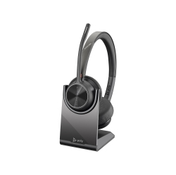 HP Poly Voyager 4320 On-Ear Noise Cancelling Wireless Bluetooth Headset With Mic - (77Z31Aa) In Black
