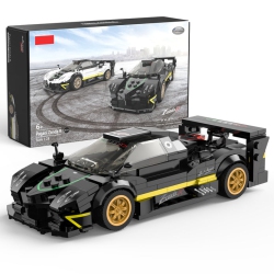 VOLTZ TOYS Building Bricks, Officially Licensed 1:28 Scale Pagani Zonda R Model Building Kit – 387 Piece Pagani Zonda R Vehicle Collectible Gift