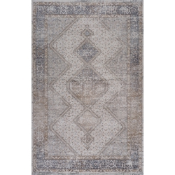 RUG BRANCH Atlas Modern Persian Indoor Area Rug, Beige In Grey