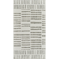 RUG BRANCH Maise Modern Abstract Indoor Outdoor Area Rug, Cream - In Beige