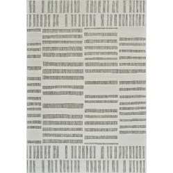 RUG BRANCH Maise Modern Abstract Indoor Outdoor Area Rug, Cream - In Beige