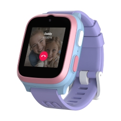 MYFIRST Fone S3+ (Cotton Candy) Kids Smart Watch Phone Esim Technology Gps Tracker, Video & Voice Call, Messaging, Sos Button - Gift for Girl Ages