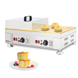 ALDKITCHEN Ap-410 Souffle Machine | Japanese Pancake Maker With Dual Pan | Dorayaki Machine | 110V