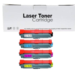 TONER4U – 4Pk Toner for Brother Tn221 Tn225 Hl-3180CDw Mfc-9130Cw Mfc-9330CDw Mfc-9340CDw