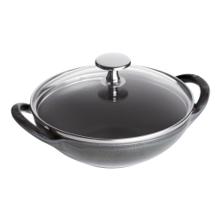 STAUB Specialities 16 Cm / 6.5 Inch Cast Iron Mini Wok, Graphite-Grey