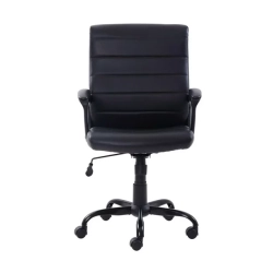 MAINSTAYS Bonded Leather Manager's Office Chair, Bonded Leather Upholstery, Mid-Back