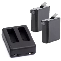 ULTIMAXX Generic Gopro Hero4 Dual Battery Charger And 2X Hero4 Batteries Bundle
