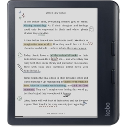 KOBO Libra Colour 7 Digital Ereader With Touchscreen - In Black