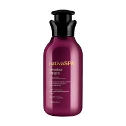 NATIVA SPA By O Boticário Plum Moisturizing Body Lotion, Long-Lasting Hydration And Lightweight, Fragranced Moisturizer, 13.5 Ounce In Black