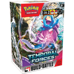 POKEMON USA Pokemon Trading Card Game: Scarlet & Violet (Sv5) Temporal Forces Build & Battle Box 40 Card Deck, 4 Packs