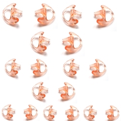 HLD Hys Ear Mold Earbud Replacement Earpiece Ear Mold for Ham Radio Coil Tube Audio Kits (9 Pairs: 3 Pairs-Large, 3 Pairs-Medium, 3 Pairs-Small)