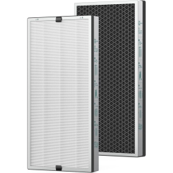 JAFNDA Jafända Jf888 2 Pack Replacement Filter, H13 True Hepa Filter, \w 2.12 Lb Act. Carbon, Pollen Dust Pet Odor Vocs Allergies Smoke, Households