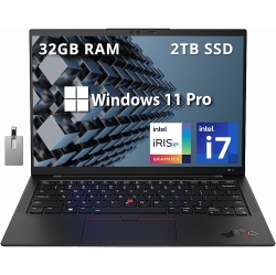 LENOVO Thinkpad X1 Carbon Gen 10 14" Fhd Touchscreen Business Laptop, 12Th Intel Core I7-1280P, 2Tb PCie SSD, 32GB Ram, Backlit Keyboard, Win 11