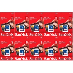 SANDISK 16GB (10 Pack) Sd Card Bundle Sdhc Class 4 Flash Memory | Model Sdsdb-016G-B35