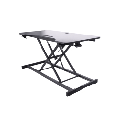 ROCELCO Vadr-43 Hi-Lift Adjustable Height Desk Riser (Black)