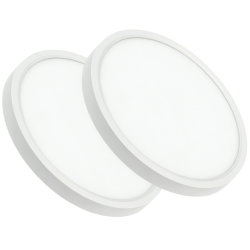 STRAK Led 12 Inch Flush Mount Ceiling Light, Dimmable Ceiling Lights Fixture, 28W 3200Lm, Low Profile Round Surface Mount Light, 3Cct