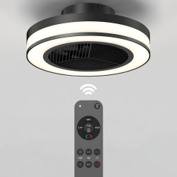 ARTIKA Ceiling Fan With Led Light- In Black