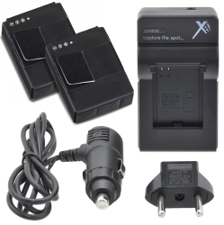ULTIMAXX Extended Life Replacement 2X Battery And Charger Ahdbt-301 Gopro Hero3 Hero3+