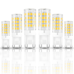 STRAK G9 Led Bulb Dimmable, 7W (60W Equivalent) Halogen Light Bulb, 5000K Cool White, 600Lm, Ideal for Chandelier, Ceiling Fan Lighting, Standard G9