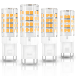 STRAK G9 Led Bulb Dimmable, 7W (60W Equivalent) Halogen Light Bulb, 3000K Warm White, 600Lm, Ideal for Chandelier, Ceiling Fan Lighting, Standard G9