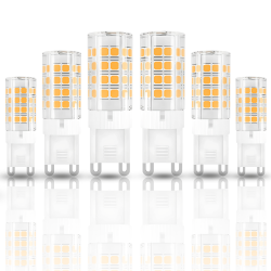 STRAK G9 Led Bulb Dimmable, 7W (60W Equivalent) Halogen Light Bulb, 3000K Warm White, 600Lm, Ideal for Chandelier, Ceiling Fan Lighting, Standard G9