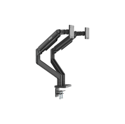 MSI Mpg Mt201D - Premium Heavy Duty Dual Monitor Stand Arms, 17-45" Support, Vesa Compatible, Adjustable Spring Assisted Mount - In Black
