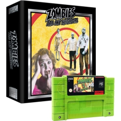 LIMITED RUN GAMES Zombies Ate My Neighbors Collectors Edition Cart (Snes) In Green