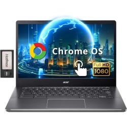 ACER Chromebook Plus Touchscreen Laptop, 14" Fhd Ips Display, Intel I3-N305, 672GB Storage (512GB SSD+160GB Docking Station Set), 8GB Ram, Intel Uhd