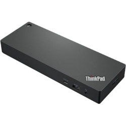 LENOVO Thinkpad Universal Thunderbolt 4 Dock, 4 Displays, Dynamic Power Charging Up to 100W In Black
